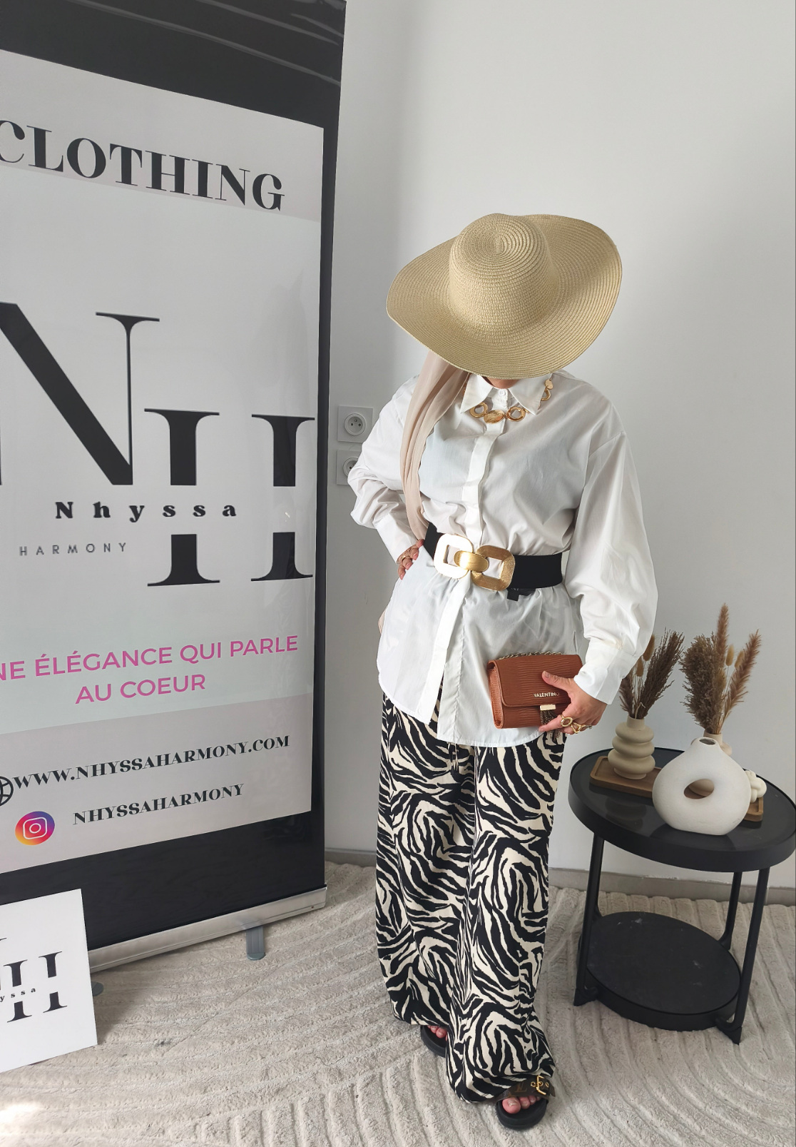 Pantalon motif