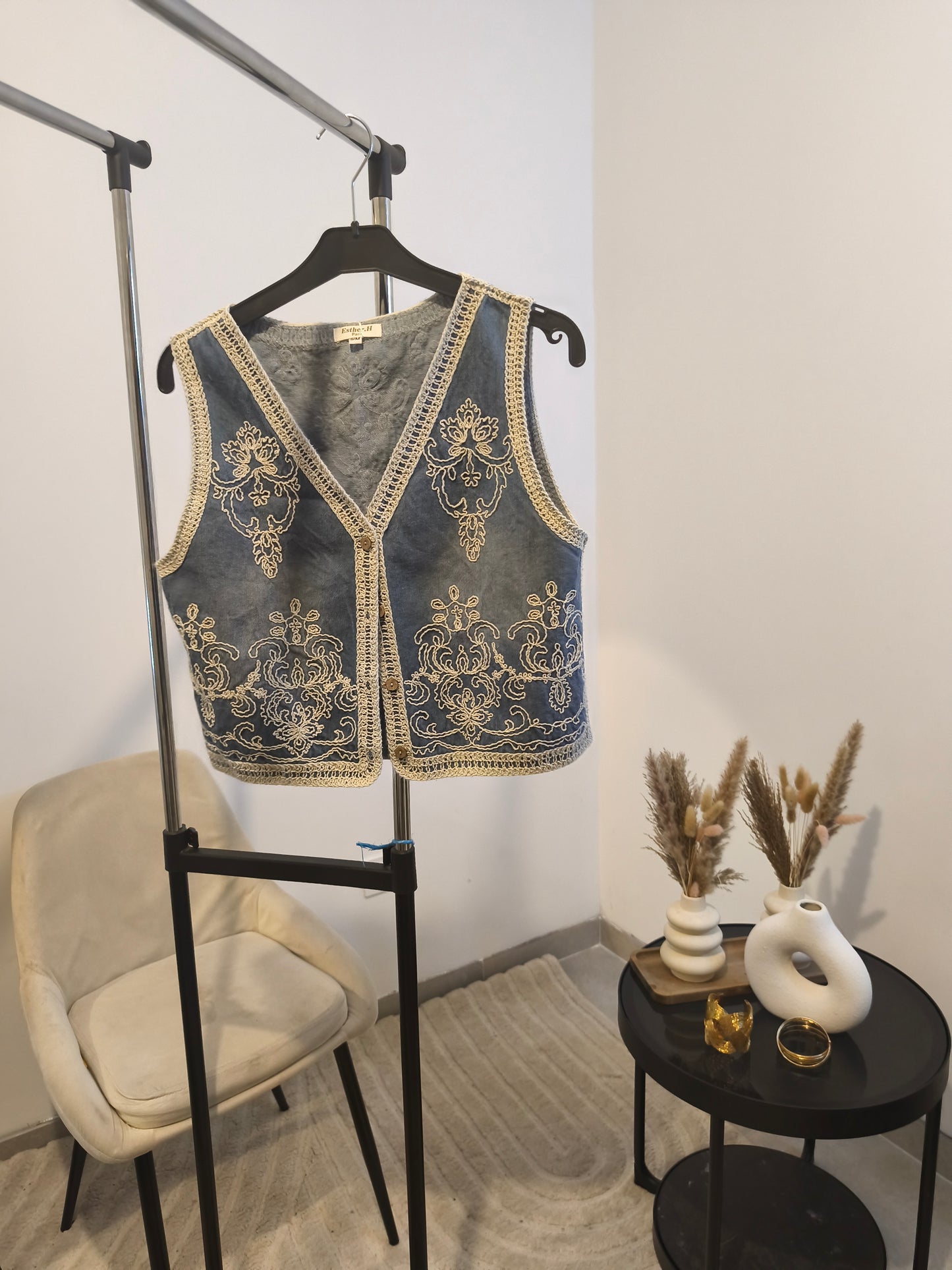 Gilet jean motif