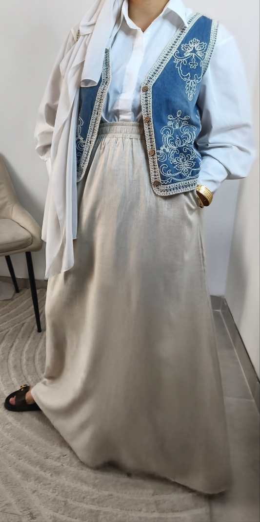Gilet jean motif